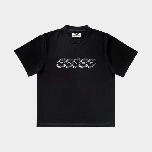 THE CHAIN TEE - BLACK